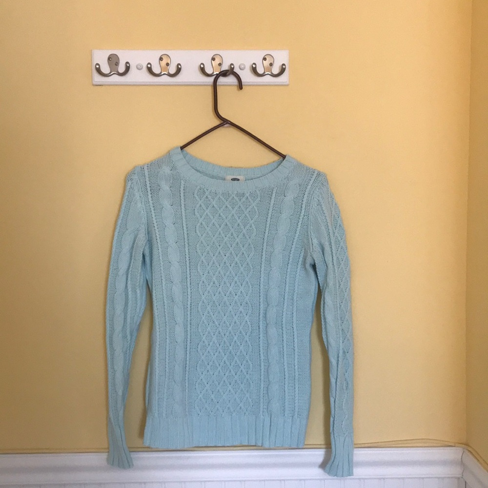 Old Navy - Ice Blue Knitted Sweater
